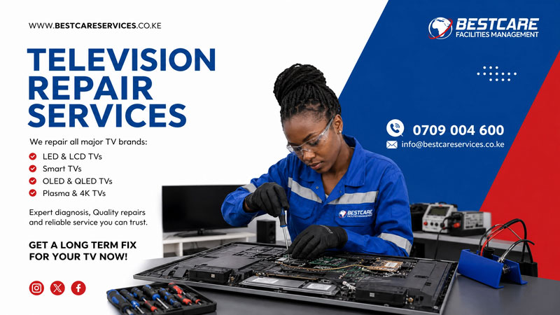Expert Television Repair Workshop in Westlands, Nairobi, Kenya
